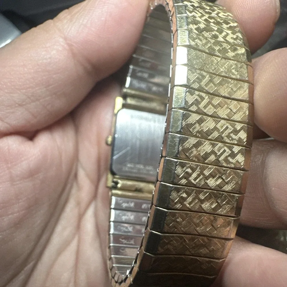 Works VTG Caravelle Chief Scout Executive's Ladies Watch Gold Tone 19mm Fit 6.75